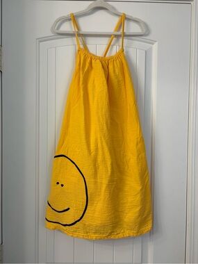 Stem Yellow Smiley Dress